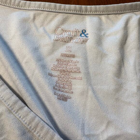 Croft & Barrow Gray Sleepshirt Size 3X - Picture 4 of 5